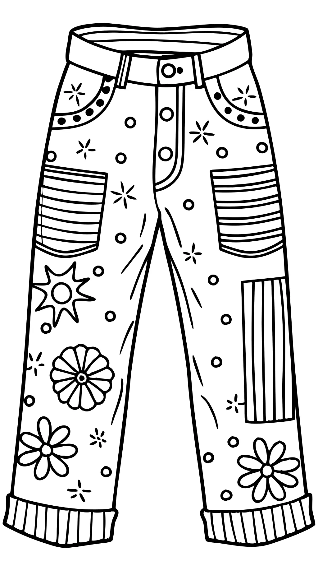 coloriage pantalon